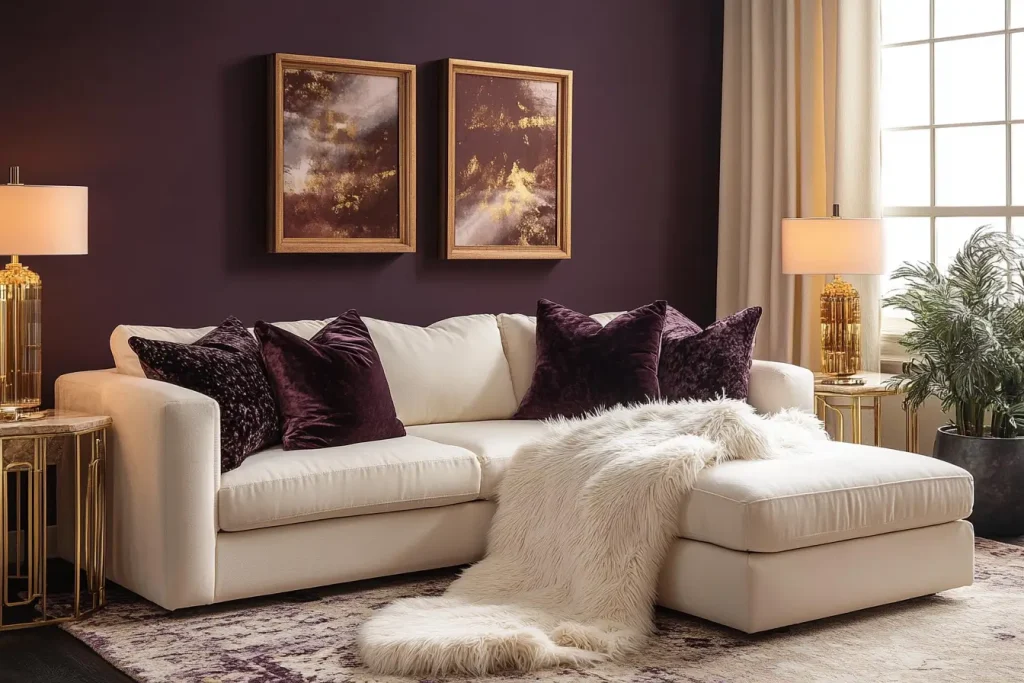 Purple Living Room Ideas